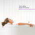 3D Mesh Bath Cushion for Head & Neck - White