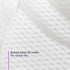 3D Mesh Bath Cushion for Head & Neck - White