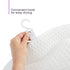 3D Mesh Bath Cushion for Head & Neck - White