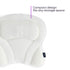 3D Mesh Bath Cushion for Head & Neck - White
