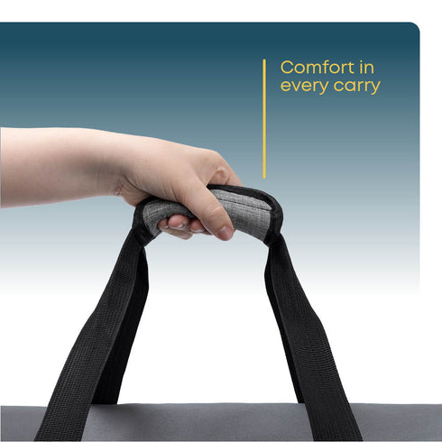 60L Insulated Cooler Bag with Strap - Grey