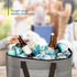 60L Insulated Cooler Bag with Strap - Grey