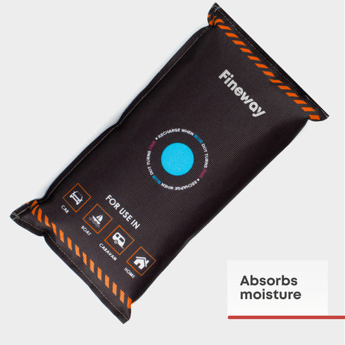 Set of 2 x 1kg Reusable Dehumidifier Bags Moisture Absorber for Car