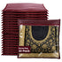 Saree Storage Bags 20 Pack – Clear Zip Organisers Red