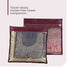 Saree Storage Bags 20 Pack – Clear Zip Organisers Red