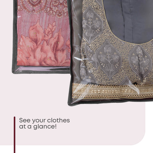 Saree Storage Bags 20 Pack – Grey