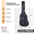 42" Acoustic Guitar Bag – Black