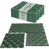 Interlocking Garden Tiles 9 Pack Green