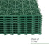 Interlocking Garden Tiles 9 Pack Green
