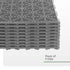 Interlocking Garden Tiles 9 Pack Grey