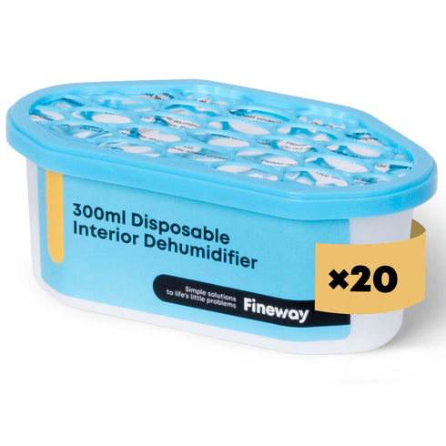 300ml Interior Dehumidifiers Moisture Absorber (Pack of 20)