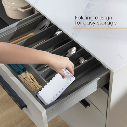 Compact Kitchen Lid Stand with Non-Slip Base