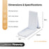Compact Kitchen Lid Stand with Non-Slip Base
