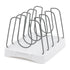 Kitchen Pan Lid Holder Organiser with Adjustable Dividers