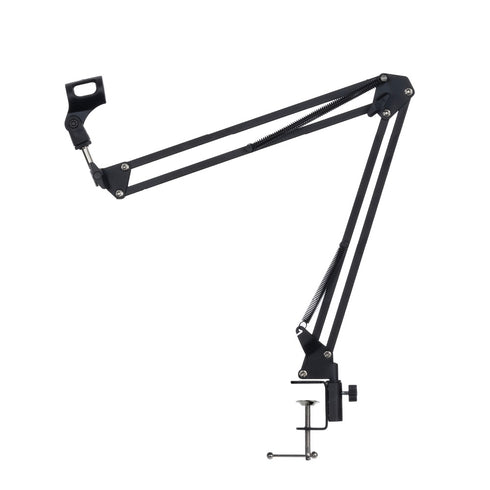 Adjustable Gaming & Podcast Mic Boom Arm - Black
