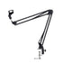 Adjustable Gaming & Podcast Mic Boom Arm - Black