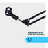 Adjustable Gaming & Podcast Mic Boom Arm - Black