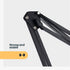 Adjustable Gaming & Podcast Mic Boom Arm - Black