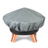 Round Fire Pit Cover - Grey