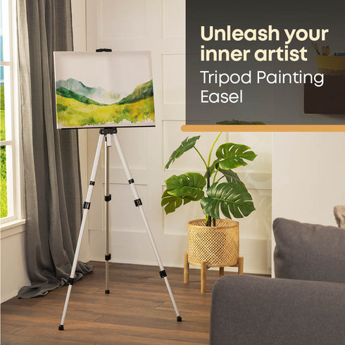 Portable Telescopic Art Easel for Canvas 160cm with Carry Bag