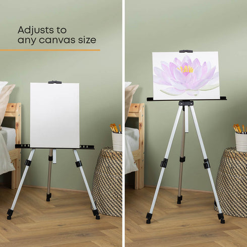Portable Telescopic Art Easel for Canvas 160cm with Carry Bag