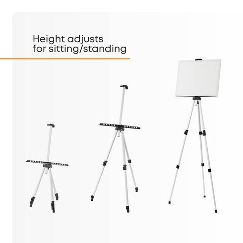 Portable Telescopic Art Easel for Canvas 160cm with Carry Bag