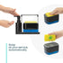 3-in-1 Soap Dispenser with Sponge Holder – Black