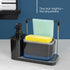 3-in-1 Soap Dispenser with Sponge Holder – Black