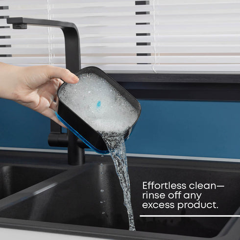 3-in-1 Soap Dispenser with Sponge Holder – Black
