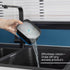 3-in-1 Soap Dispenser with Sponge Holder – Black