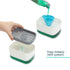 3-in-1 Soap Dispenser with Sponge Holder – White