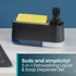 2-in-1 Soap Dispenser with Sponge Holder – Black