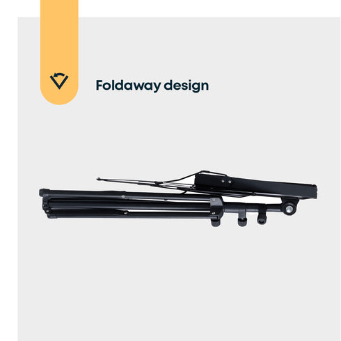 Fineway Adjustable Sheet Music Stand Tripod Base - Black