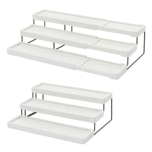 3 Tier Spice Rack Organiser – White/Grey