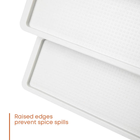 3 Tier Spice Rack Organiser – White/Grey