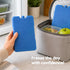 LIVIVO Freezer Block Set 5 Pack 200g - Blue BPA Free Reusable Ice Packs