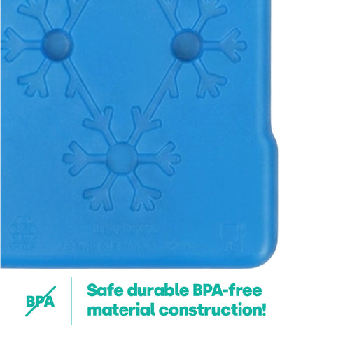 LIVIVO Freezer Block Set 5 Pack 200g - Blue BPA Free Reusable Ice Packs