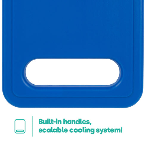 LIVIVO Freezer Block Set 4 Pack - 160g Reusable BPA-Free Ice Packs with Built-in Handles