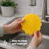 LIVIVO Freezer Block Set 4 Pack - 110g BPA Free, Reusable Ice Packs - Sunflower Shape