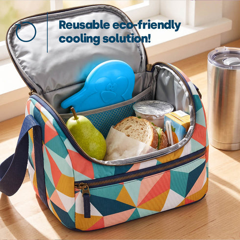 LIVIVO Freezer Block Set 4 Pack - 120g BPA Free, Reusable Ice Packs - Penguin Shape