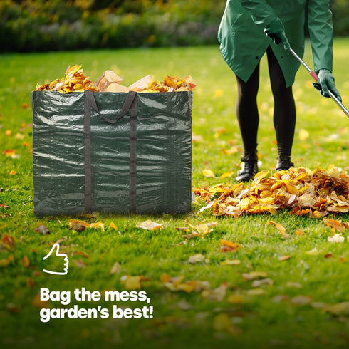 150L Reusable Garden Waste Bags Set of 2