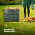 150L Reusable Garden Waste Bags Set of 2