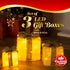 Set of 3 Light up Gift Boxes - Silver