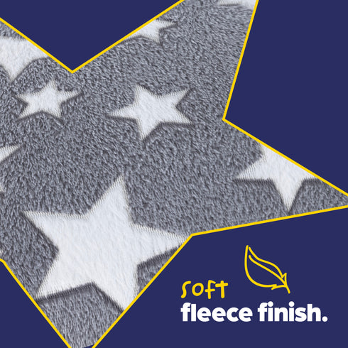 Starry Night Glow in the Dark Cushion - Grey