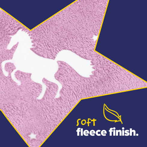 Unicorn Glow in the Dark Cushion - Pink