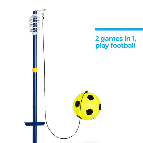 2-in-1 Swingball: Football & Tennis