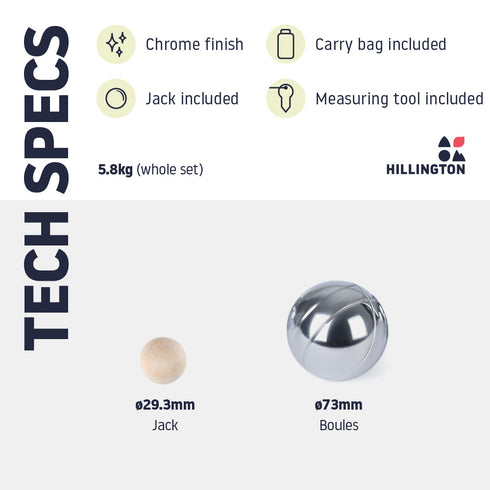 Metal Boules 8 Piece Set with Carry Case