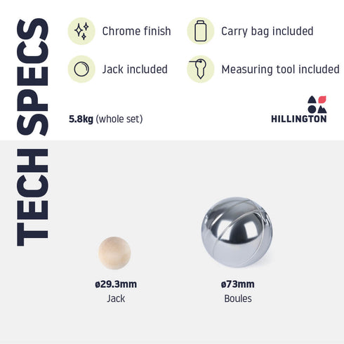 Boules Set - Chrome