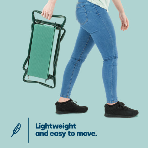 Garden Bench & Kneeler with Tool Bag