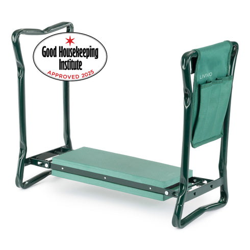 Garden Bench & Kneeler with Tool Bag